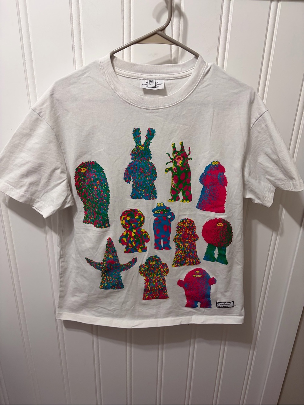 CryingCenter x Takuma Fujisaki "Mogols" Graphic Tee - White